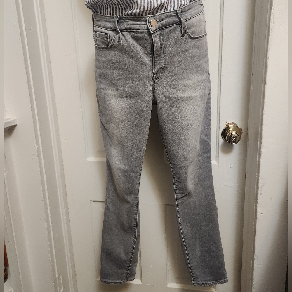 Athleta Women's Straight Leg Gray Jeans Sz 10
